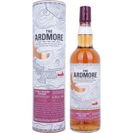 The Ardmore 12 éves Port wood Finish whisky 0,7l 46% DD