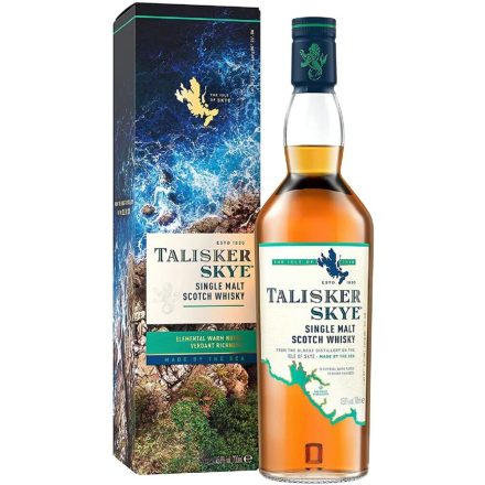 Talisker Skye Single Malt Skót Whisky Díszdobozban