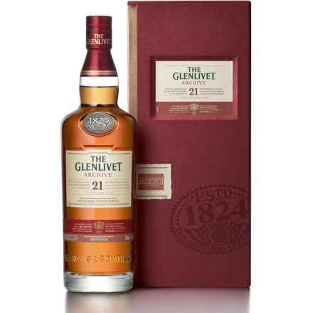 The Glenlivet 21 éves whisky 0,7l 43%