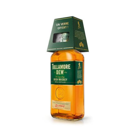 Tullamore Dew Irish Whiskey 0,7l 40% + pohár DD