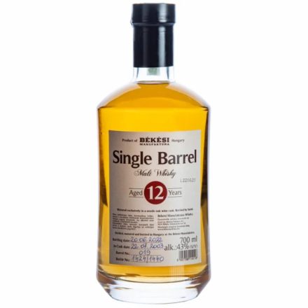 Békési Manufaktúra whisky 0,7l 43% DRS