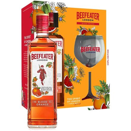 Beefeater Blood Orange gin 0,7l 37,5% + pohár DD