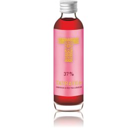   Tatratea Hibiszkusz - vörös tea likőr 0,04l 37% (pink) mini