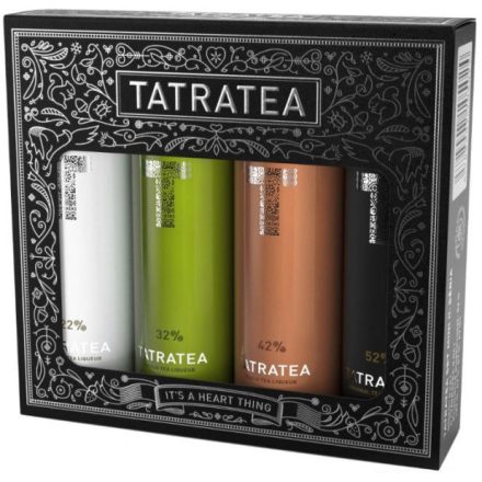Tatratea mini kollekció likőr 4x0,04l 22-52% DD