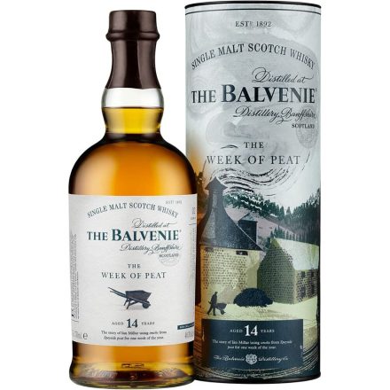 Balvenie 14 éves Week of Peat Scotch Whisky 0,7l 48,3% DD