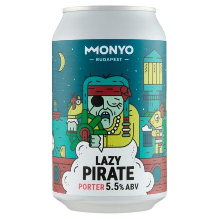 Monyo Lazy Pirate - Porter sör 0,33l 5,5% 1/12