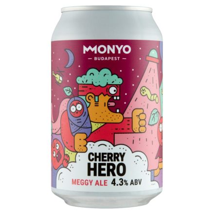 Monyo Cherry Hero - Meggy Ale sör 0,33l 4,3% 1/12