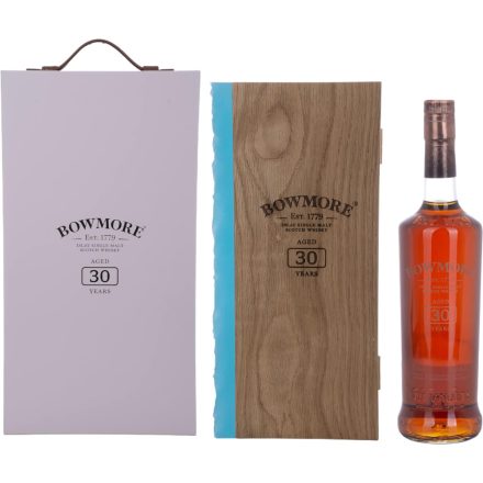 Bowmore 30 éves Islay Single Malt whisky 0,7l 45,3% prémium fa DD