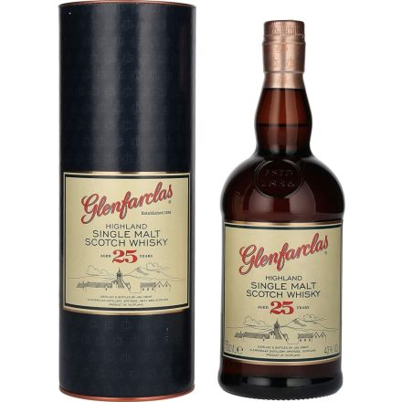 Glenfarclas 25 éves whisky 0,7l 43%