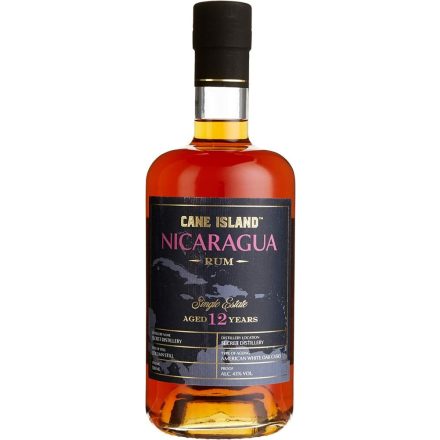 Cane Island Single Estate Nicaragua 12 éves rum 0,7l 43%