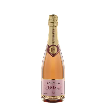 L Hoste Brut Rosé Champagne pezsgő 0,75L