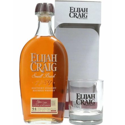 Elijah Craig Small Batch whiskey 0,7l 47% + pohár DD