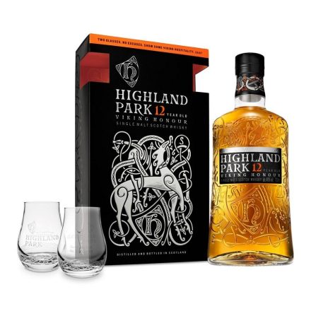 Highland Park 12 éves whisky 0,7l 40% + pohár DD