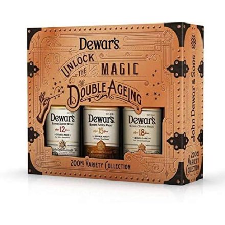 Dewar s whisky Variety Collection 12,15,18 éves 3x0,2l DD