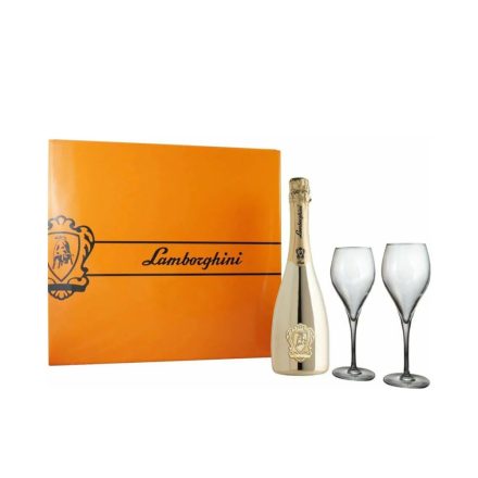 Lamborghini Brut Spumante Gold 0,75l 12% + 2 pohár DD