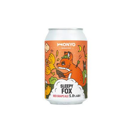 Monyo Sleepy Fox - Red Grape Ale sör 0,33l 5,8% 1/12