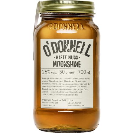 O Donnell Moonshine Harte Nuss/Tough Nut 0,7l 25%