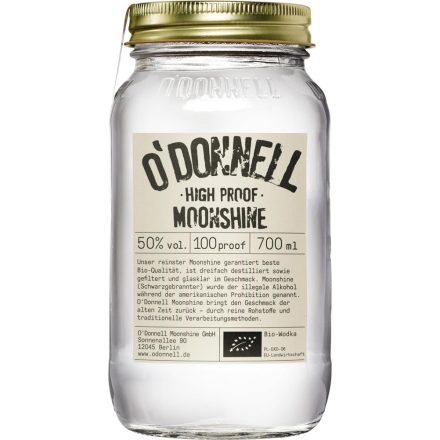 O Donnell Moonshine High Proof whiskey 0,7l 50%