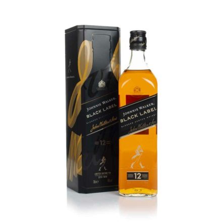 Johnnie Walker Black Label 12 éves whiskey 0,7l 40% fém DD