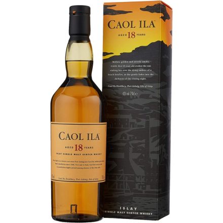 Caol Ila 18 éves whisky 0,7l 43% DD