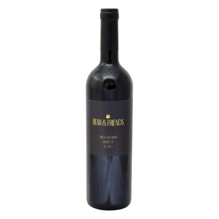 Bear and Friends Villányi Merlot prémium 0,75l 2020