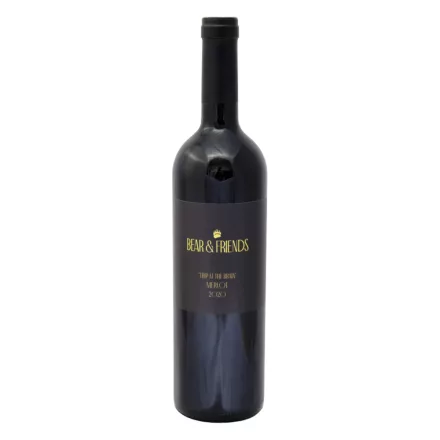 Bear and Friends Villányi Merlot prémium 0,75l 2020