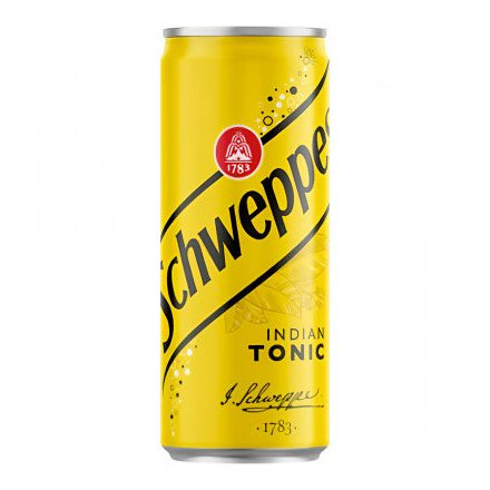 0,33L CAN Schweppes Tonic Sleek 1/24 ÚJ
