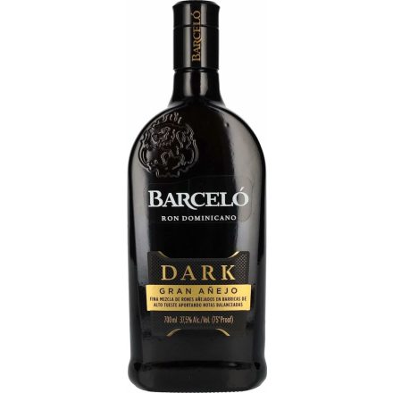 Barceló Dark Series rum 0,7l 37,5%