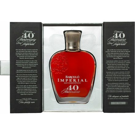 Barceló Imperial Premium Blend 40th Anniversary rum 0,7l 43% DD