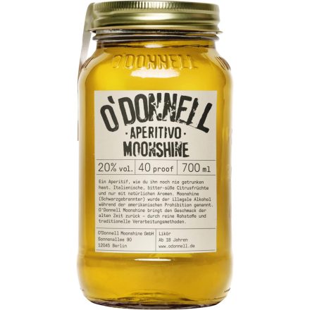 O Donnell Moonshine Aperitivo likőr 0,7l 20%