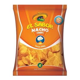El Sabor Nacho chips - texas BBQ-s 100g 1/16