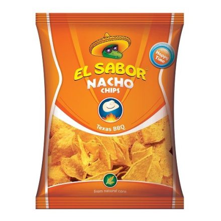 El Sabor Nacho chips - texas BBQ-s 100g 1/16