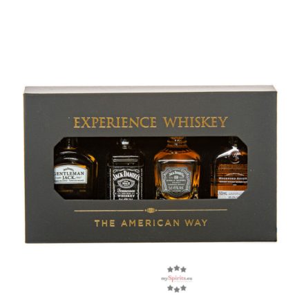 Experience Whiskey Set 4x0,05l (JD SB, JD, JD GJ, WR) DD
