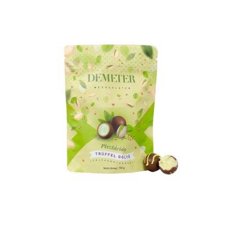 Demeter Pisztáciás trüffelgolyó tejcsokoládéval 102g
