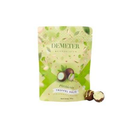 Demeter Pisztáciás trüffelgolyó tejcsokoládéval 102g