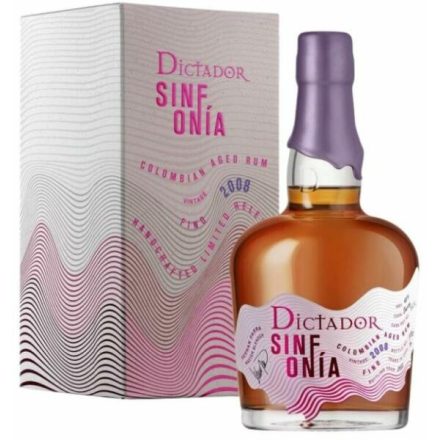 Dictador Sinfónia Fino 2008 rum 0,7L 43% DD