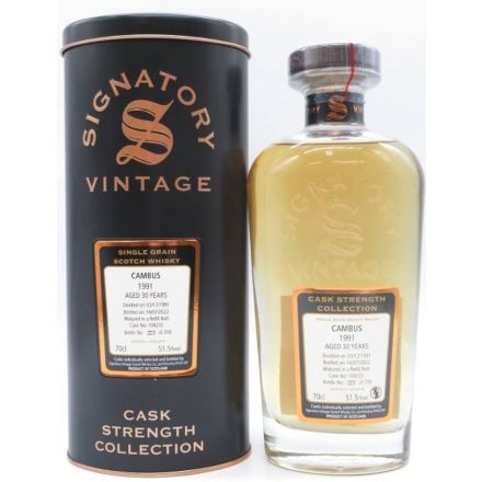 Signatory Vintage Cambus 30 éves Cask Strength whisky 0,7l 54,4% DD