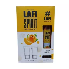 Lafi Spirit Barack likőr 0,5l 25% + 2 pohár DD***kifutó
