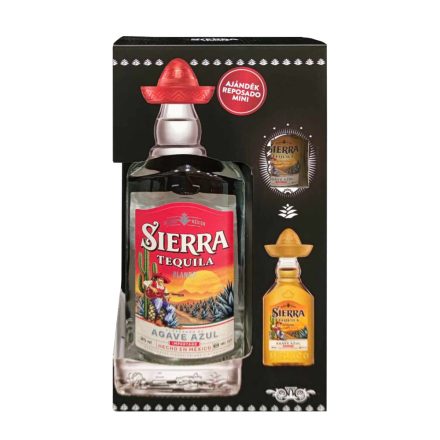 Tequila Sierra Silver Blanco 0,7l 38% + 0,05l Reposado