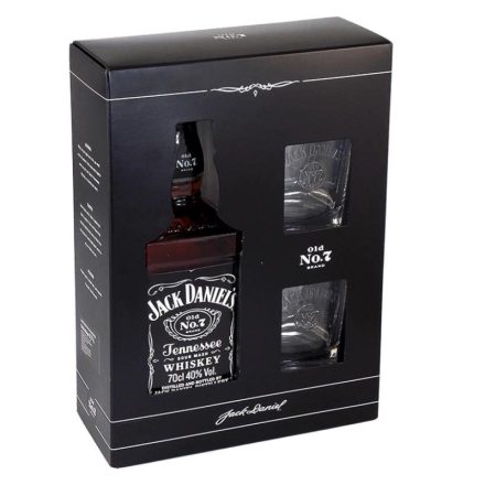 Jack Daniels whiskey 0,7l 40% + 2 pohár 2022 Ed. DD