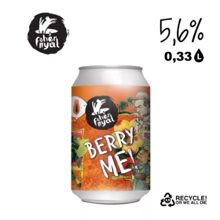 Fehér Nyúl Berry Me (Fruited pastry sour) sör 0,33l 5,6%