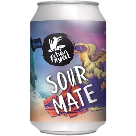 Fehér Nyúl Sour Mate (Fruited Sour ale) -szilvás és fahéjas sör 0,33l 6,5%