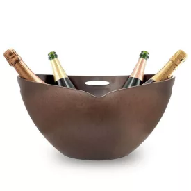   Pulltex Ice Bucket Dark Wood XL nagy méretű pezsgős vödör