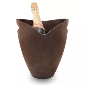 Pulltex Ice Bucket Dark Wood 1 férőhelyes pezsgős vödör