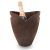 Pulltex Ice Bucket Dark Wood 1 férőhelyes pezsgős vödör