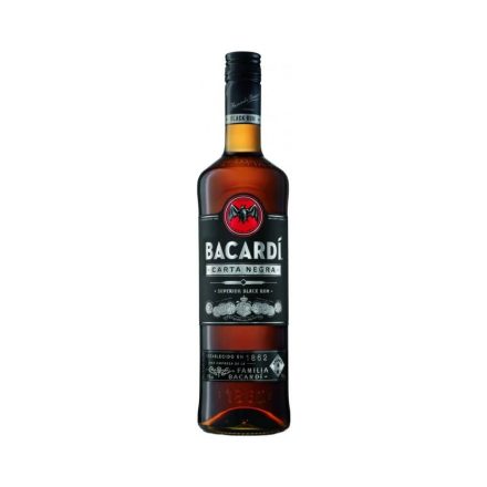 Bacardi Carta Negra rum 0,7l 37,5% új