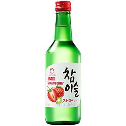 Strawberry Jinro Soju 13% 0,35l