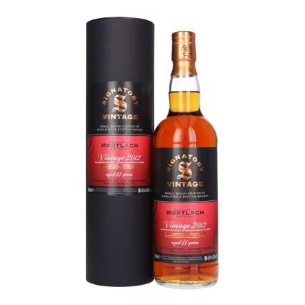 Signatory Small Batch Mortlach D. 11 éves Vintage 2012 0,7l 48,2% DD