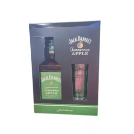 Jack Daniels Apple whiskey 0,7l 35% + pohár DD SÉRÜLT