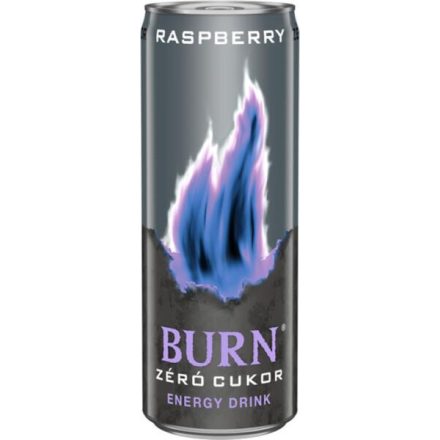 0,25l CAN Burn Zero Málna 1/12 DRS